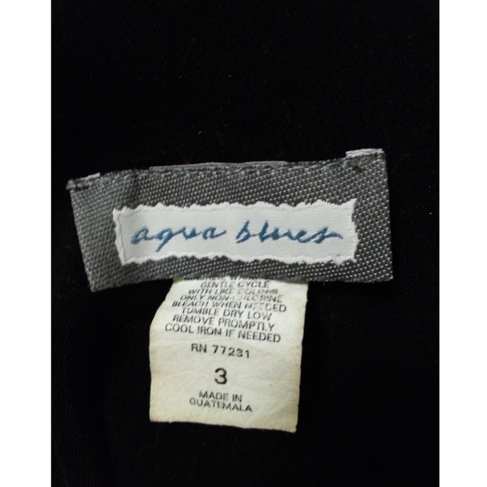 Aqua Blues Black Sleeveless Mini Dress (3) - Picture 4 of 6